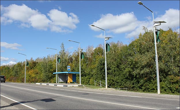 split led solar street light